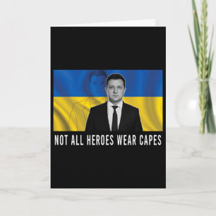 Wolodymyr Selensky Nicht alle Helden tragen Umhäng Karte