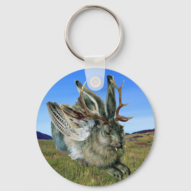 Wolpertinger Schlüsselanhänger (Vorderseite)