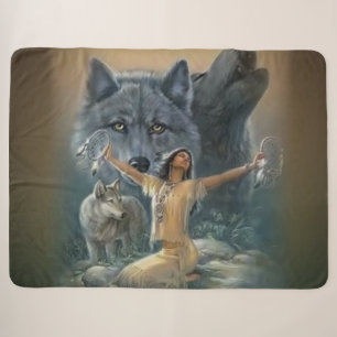 WOLVEN UND INDISCHE MAIDEN SHERPADECKE