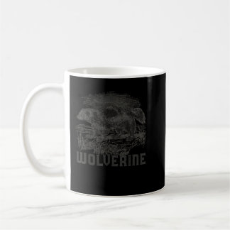 Wolverine Art Wild Animal Skunk Bear Mammal Habita Kaffeetasse