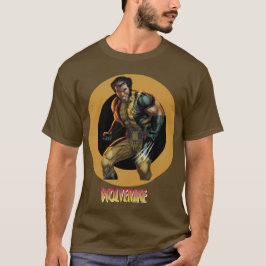 Wolverine Classic Yellow Anzug Graphic T - Shirt