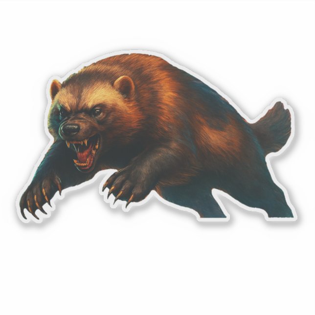 Wolverine Cut-out Sticker (Vorderseite)