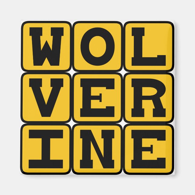 Wolverine, Ferocious Mammal Magnet (Vorne)