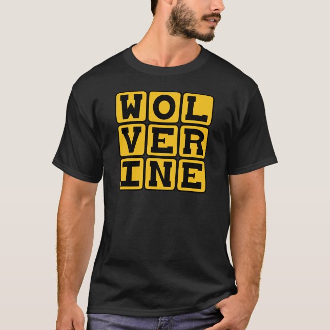 Wolverine, Ferocious Mammal T-Shirt (Vorderseite)