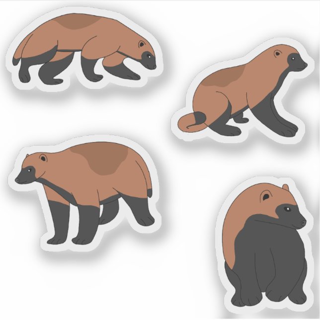 Wolverines Aufkleber (Vorderseite)