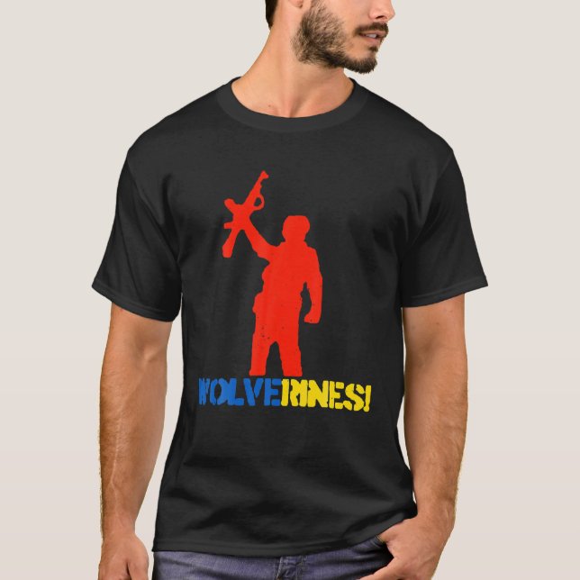Wolverines Ukraine T-Shirt (Vorderseite)
