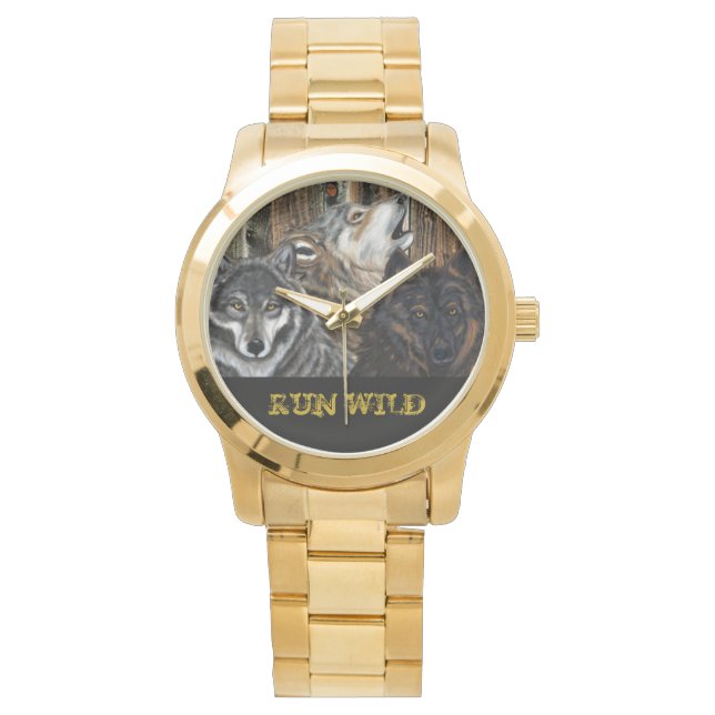 WOLVES ARMBANDUHR (Vorderseite)