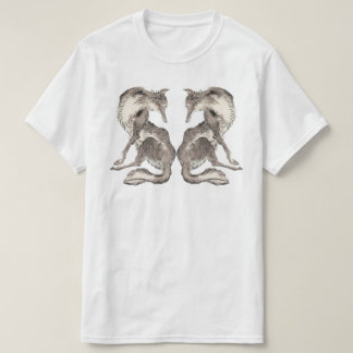 Wolves Art Graphic T-Shirt