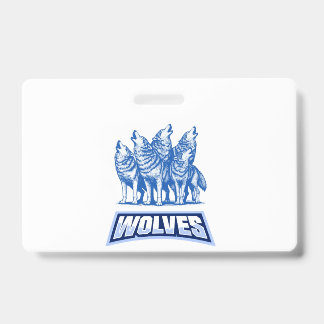 Wolves Throw Pillow Ausweis