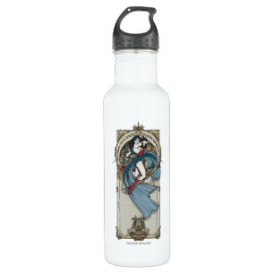 Woman Art Nouveau Panel Trinkflasche