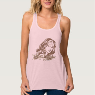 Woman Brown Tank Top