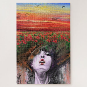 Woman Earth - Natur - Original Art Malerei