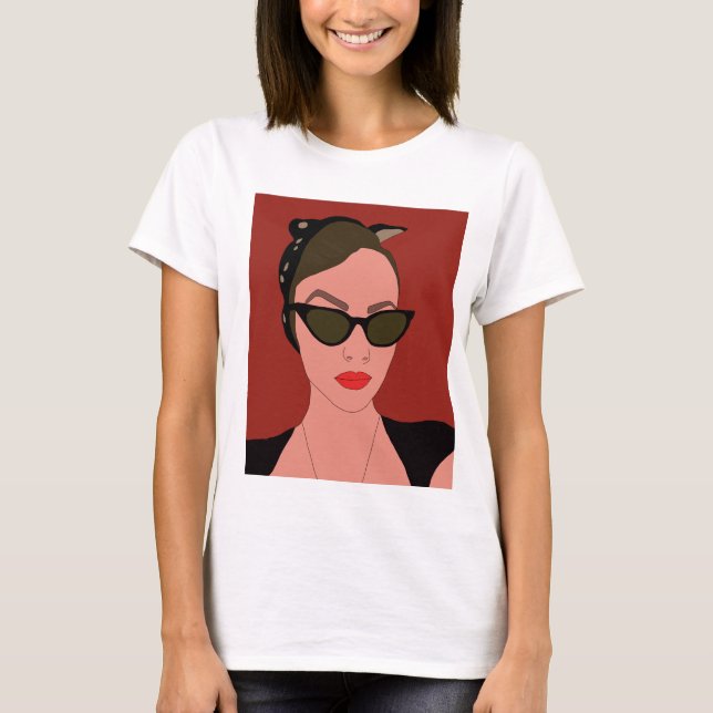Woman elegant  T-Shirt (Vorderseite)