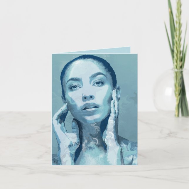 "Woman in Blue" (Devant)