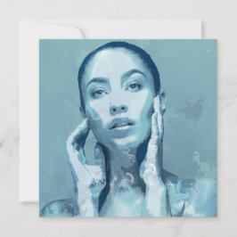 "Woman in Blue" Enkele kaart