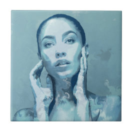 "Woman in Blue" Fliese