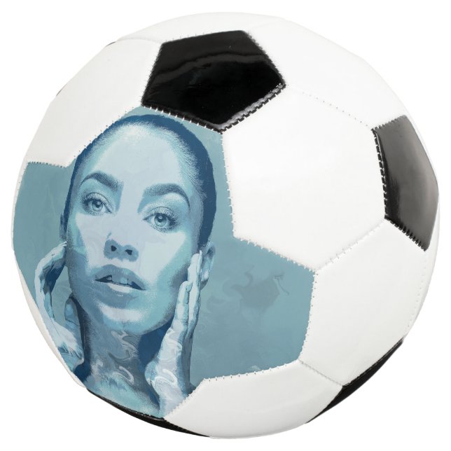"Woman in Blue" Fußball (Dreiviertel)
