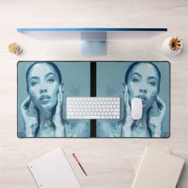 "Woman in Blue" Premium Canvas