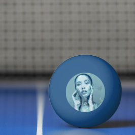 "Woman in Blue" Tischtennisball