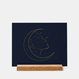 Woman Line Art Personalized Poster