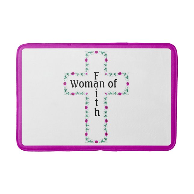 Woman of faith badematte (Vorderseite)