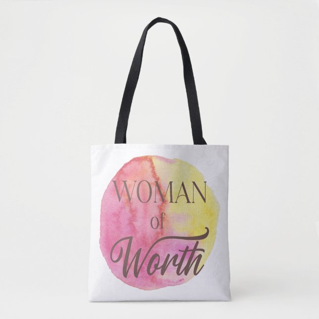 Woman of Worth Tote Bag (Devant)