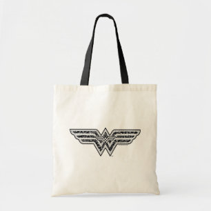 Woman Paisley Logo Tragetasche