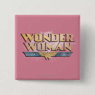 Woman Pencil Logo Button