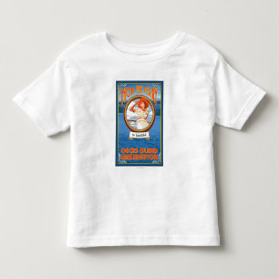 Woman Riding Ferry - Orcas Island, Washington Kleinkind T-shirt
