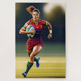Woman Rugby Player 1014 Stück Jigsaw Puzzle
