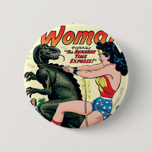 Woman Runaway Time Express Button