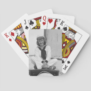 Woman Sailor Spielkarten