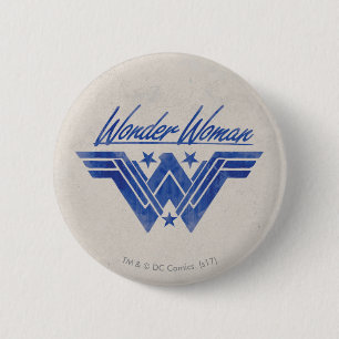 Woman Stacks Symbol Button