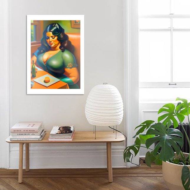 Woman waiting B Poster (Von Creator hochgeladen)