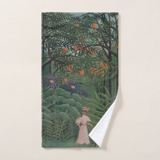 Woman Walking in an Exotic Forest, Henri Rousseau