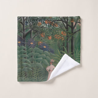 Woman Walking in an Exotic Forest, Henri Rousseau
