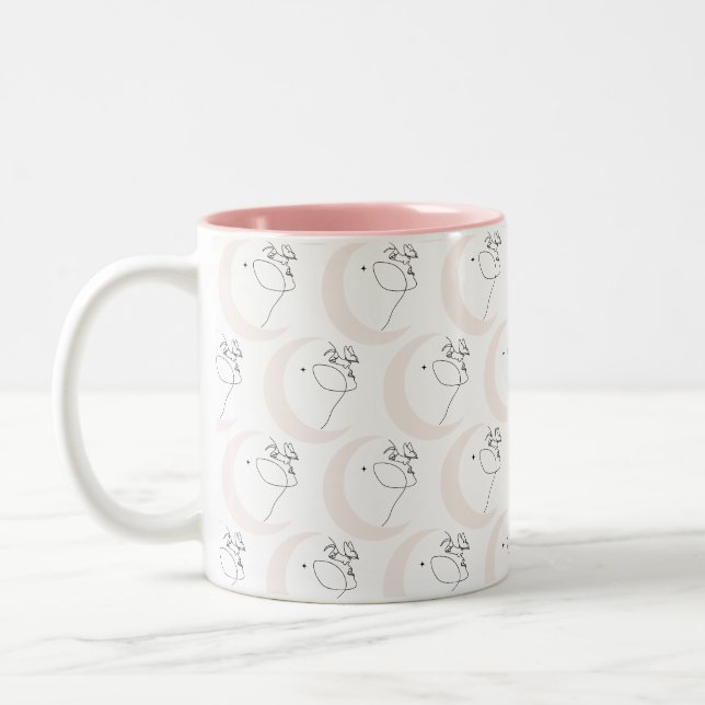 Woman Zweifarbige Tasse (Links)