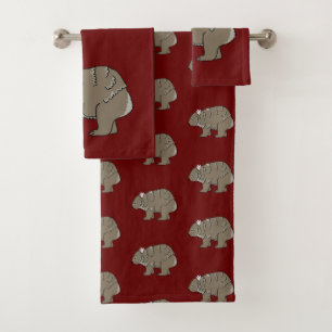 Wombat Badhandtuch Set