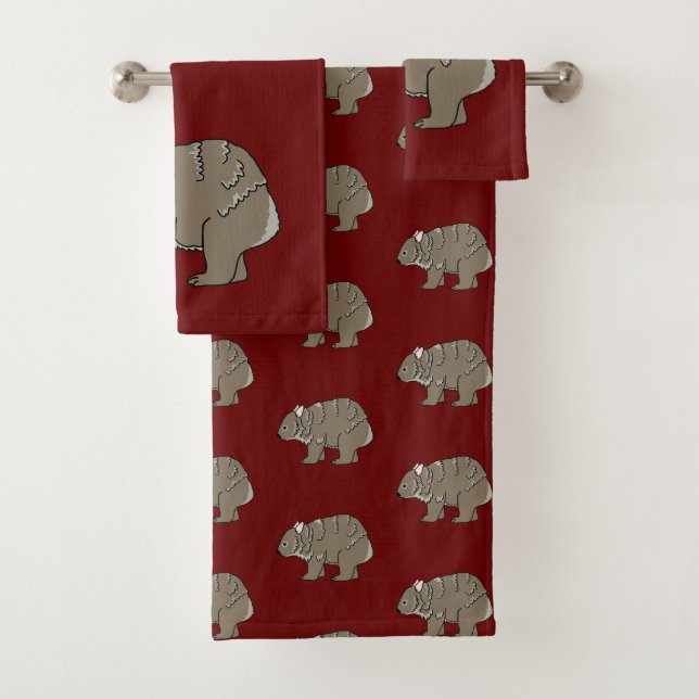 Wombat Badhandtuch Set (Insitu)