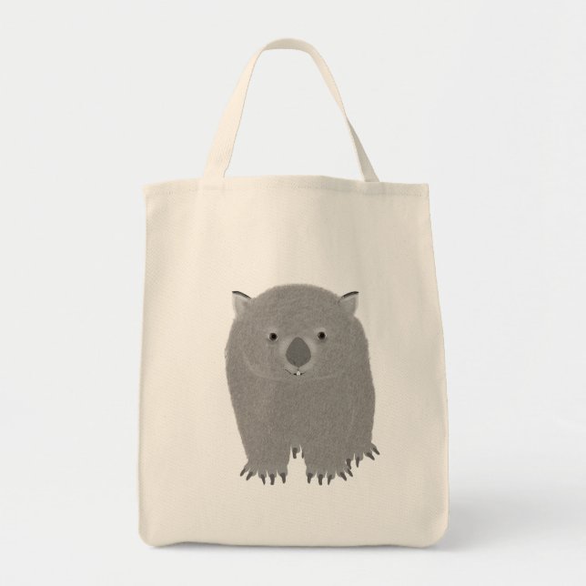 Wombat Lebensmittelgeschäft-Tasche Tragetasche (Vorne)