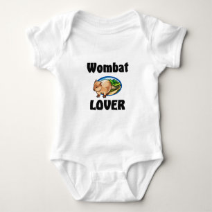 Wombat Liebhaber Baby Strampler