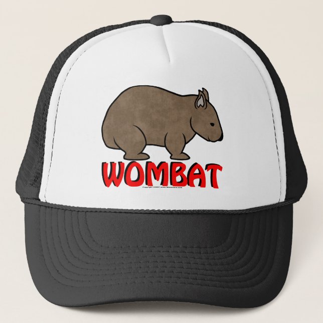 Wombat Logo Truckerkappe (Vorderseite)