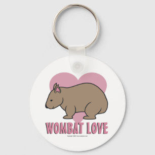 Wombat Love II Schlüsselanhänger