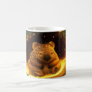 Wombat mit orangefarbenem Fell  Kaffeetasse