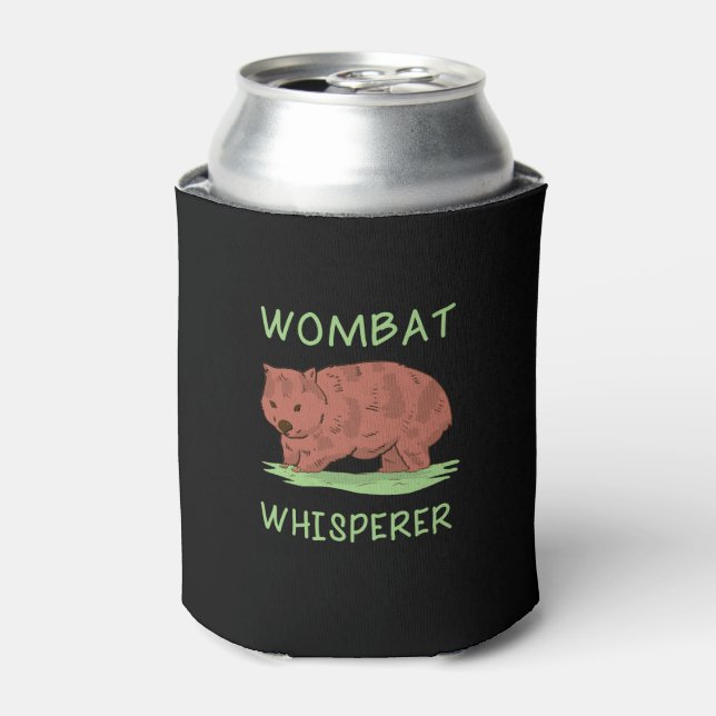 Wombat Whisperer Dosenkühler (Kanne Vorderseite)