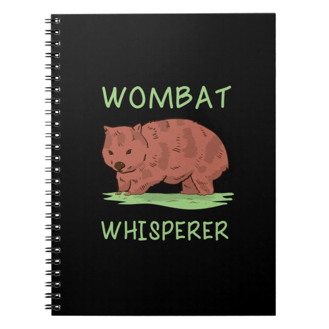 Wombat Whisperer Notizblock (Vorderseite)