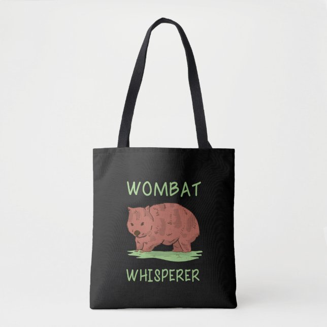 Wombat Whisperer Tasche (Vorderseite)