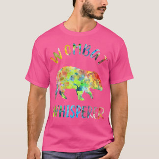 Wombat Whisperer Wombat Lover Funny Wombat Zitat T-Shirt