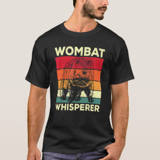 Wombat Whisperwombat Sprichwort Design T-Shirt