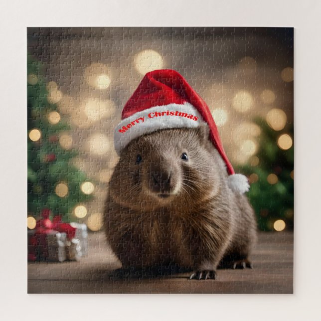 "Wombat Wonderland: Ein gemütlicher Weihnachtsaben (Vertikal)